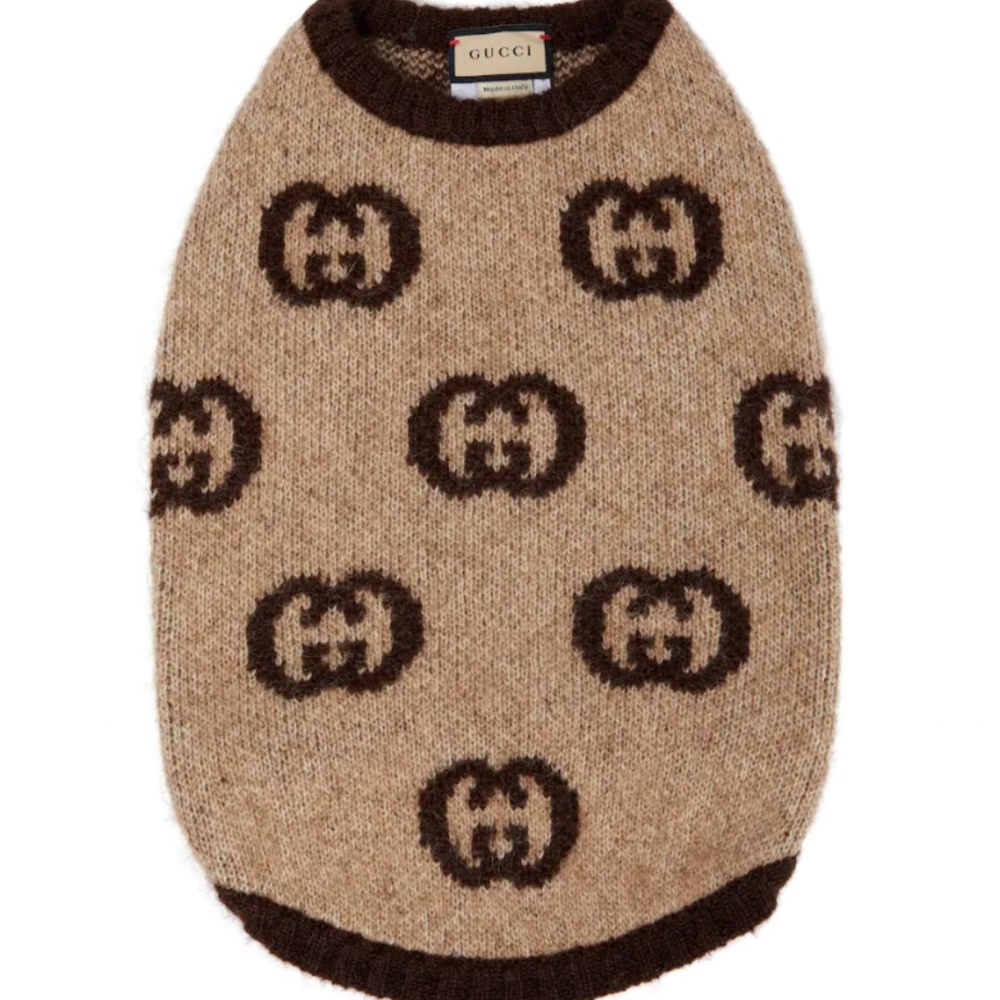 NWT Authentic Gucci Pet/Dog Sweater with Interlocking G - BRAND NEW IN GUCCI BOX - Picture 7 of 9